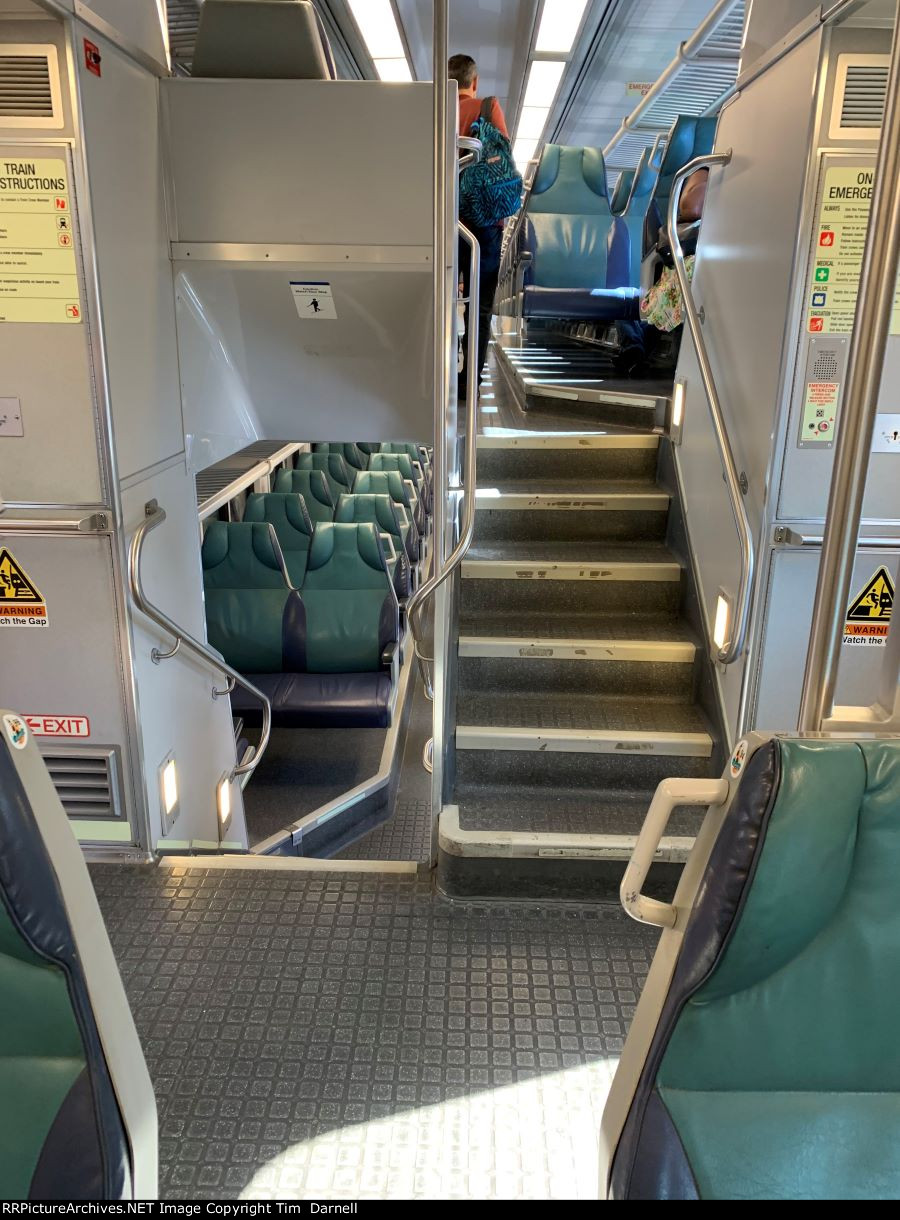 LIRR bi level interior